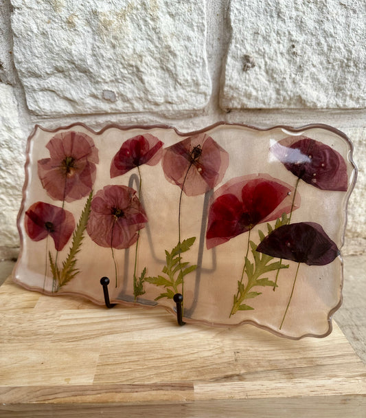 Tray _ Red Poppy (Small)