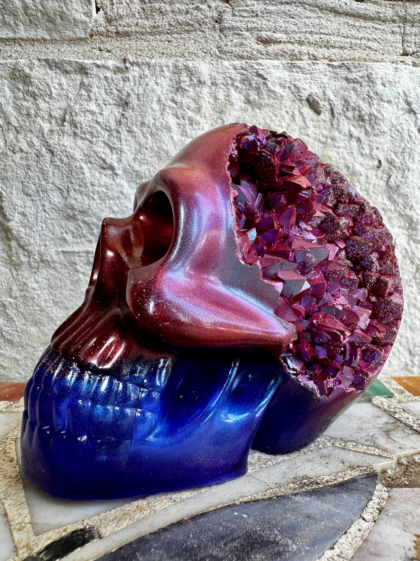 Skull _ M _ Purple Geode