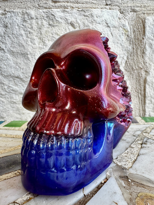 Skull _ M _ Purple Geode