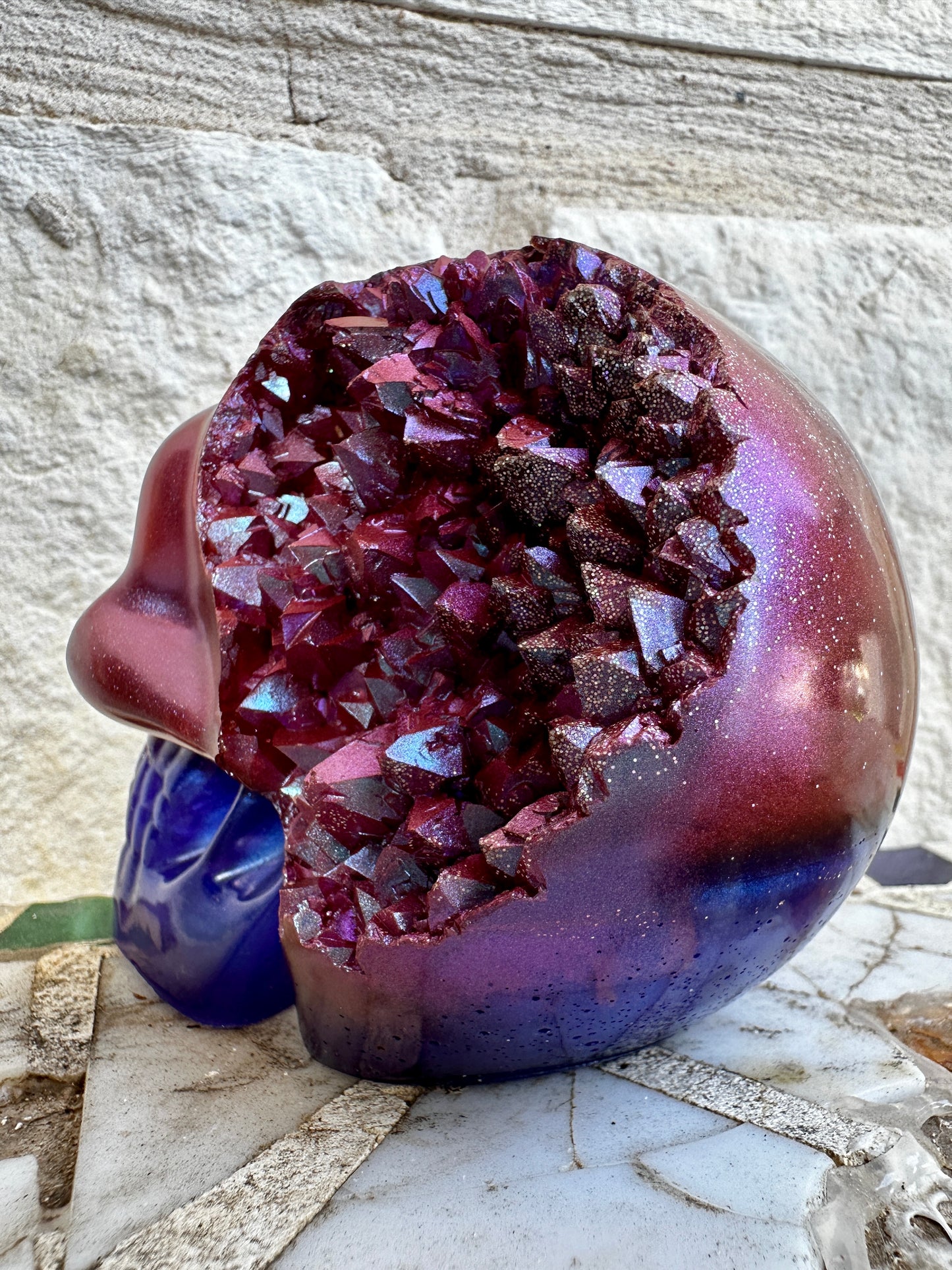 Skull _ M _ Purple Geode