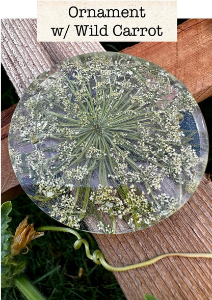 Ornament _ Wild Carrot (2 for 1)