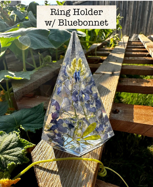 Ring Holder _ Bluebonnet (Small)