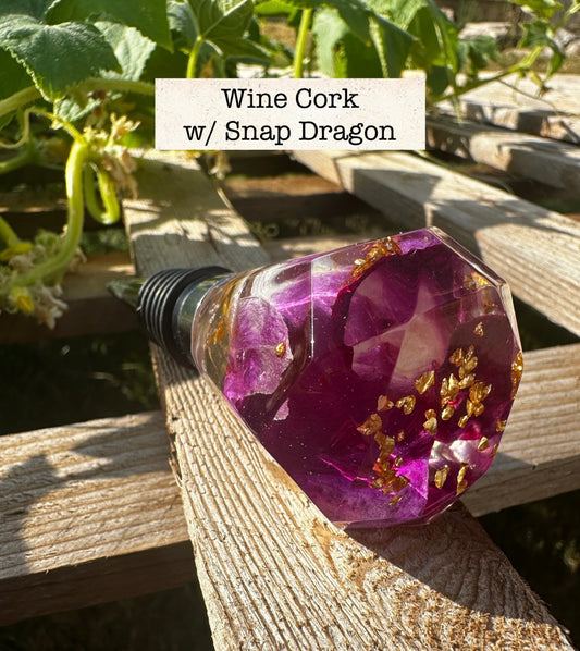 Wine Cork _ Snap Dragon