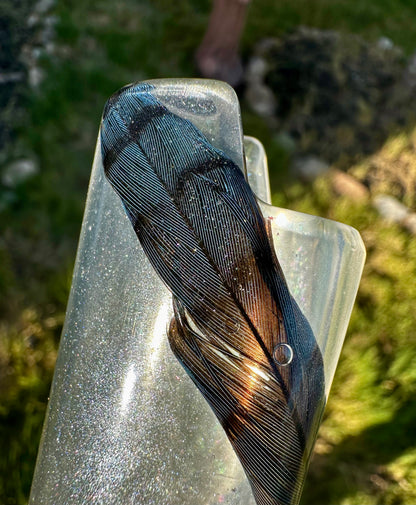 Lighter Case _ Blue Jay Feather